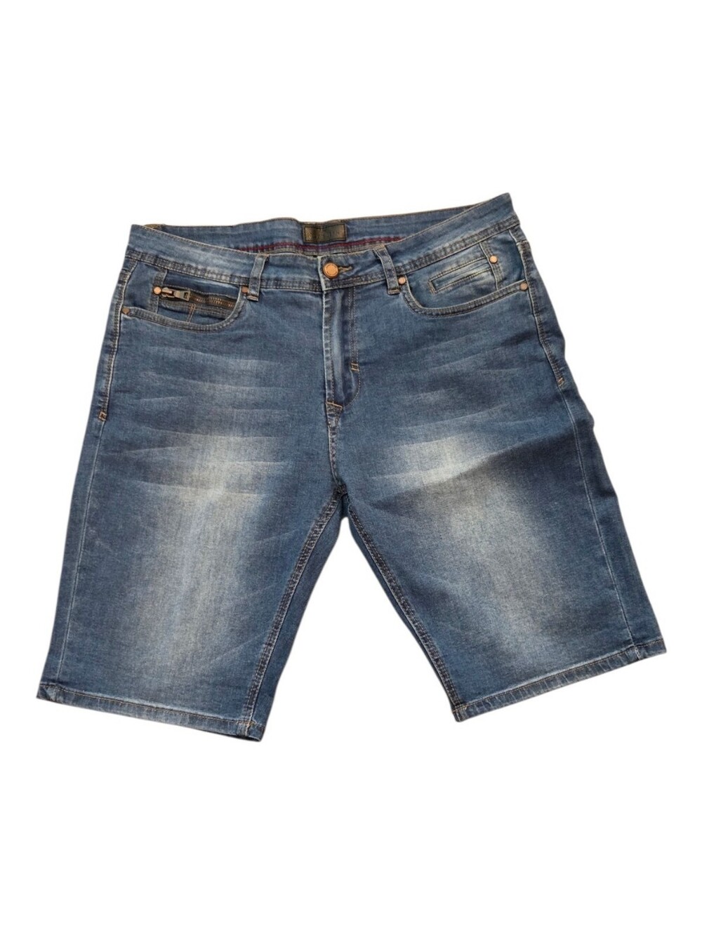 Steve's Jeans Men's Relaxed Dark Wash Stretch Denim Jean Shorts / Jorts - Sz 33